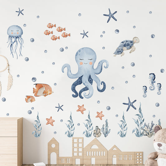 Sea World Nursery Wall Stickers