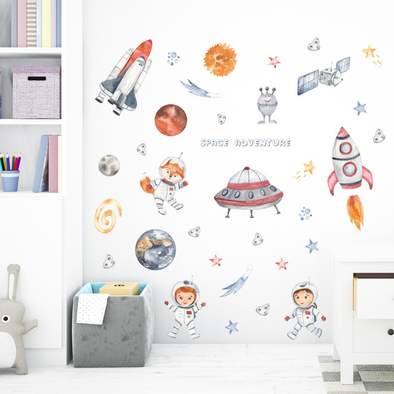 Space Theme Nursery Wall Sticker