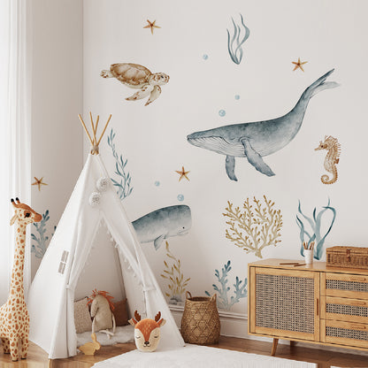 Under The Sea Nursery Wall Stickers