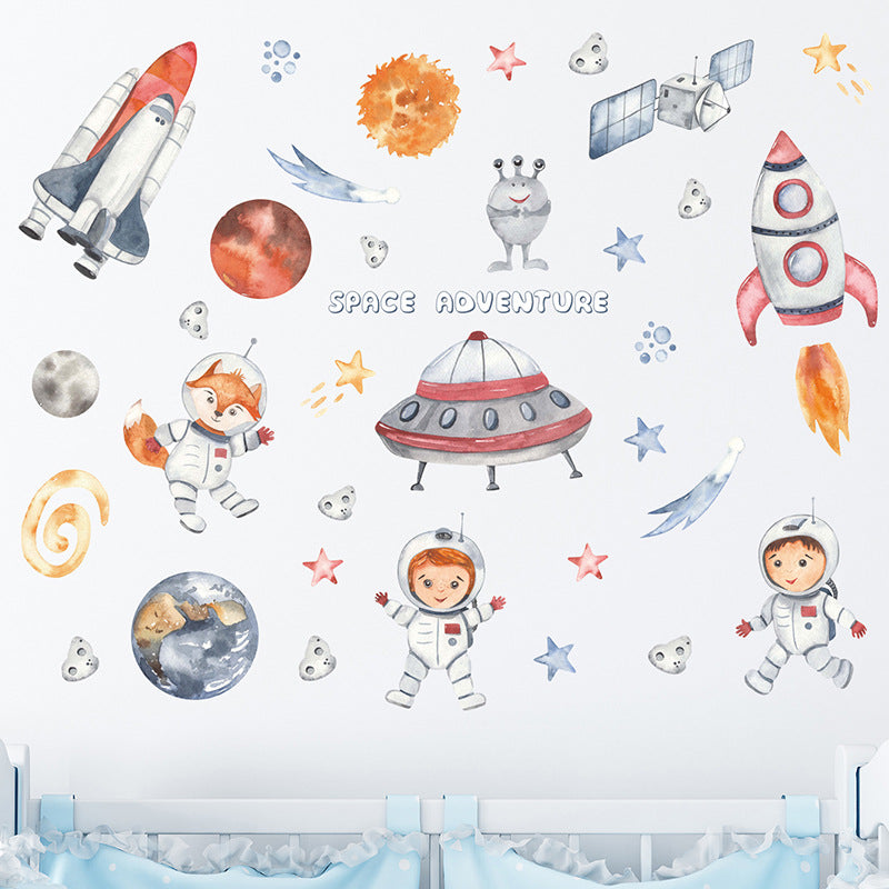 Space Theme Nursery Wall Sticker